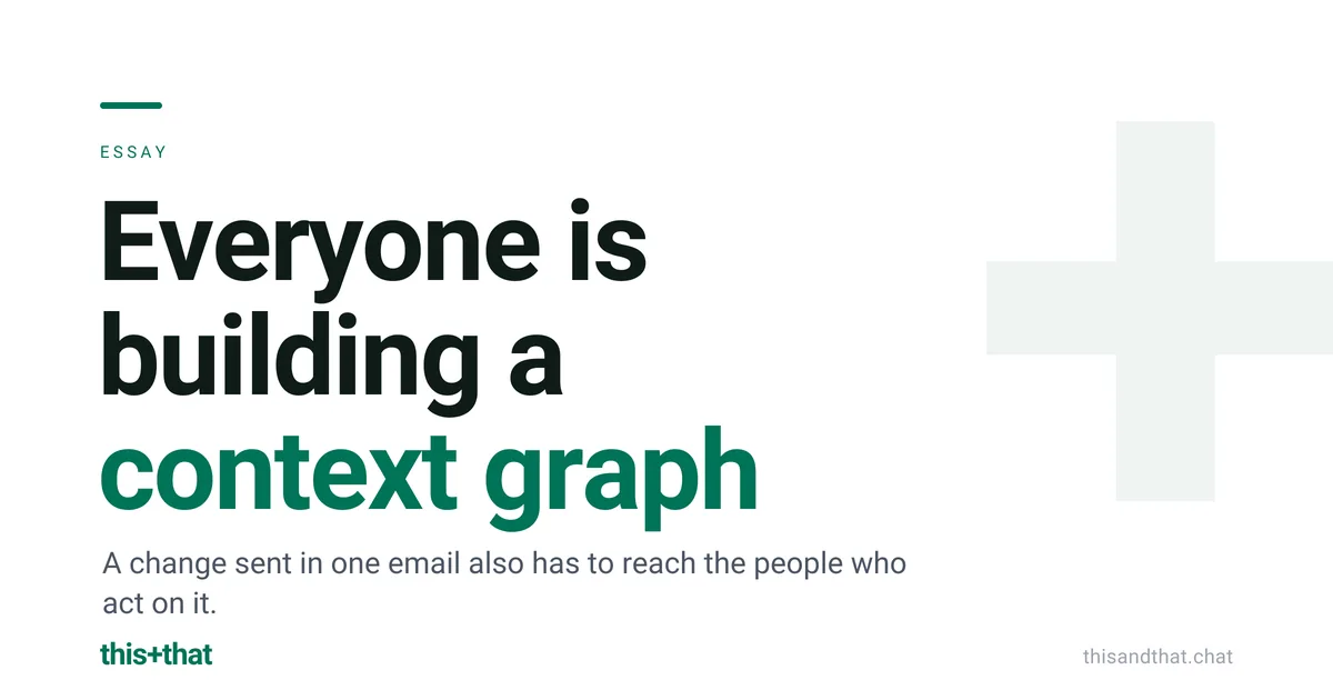 Everyone is building a context graph