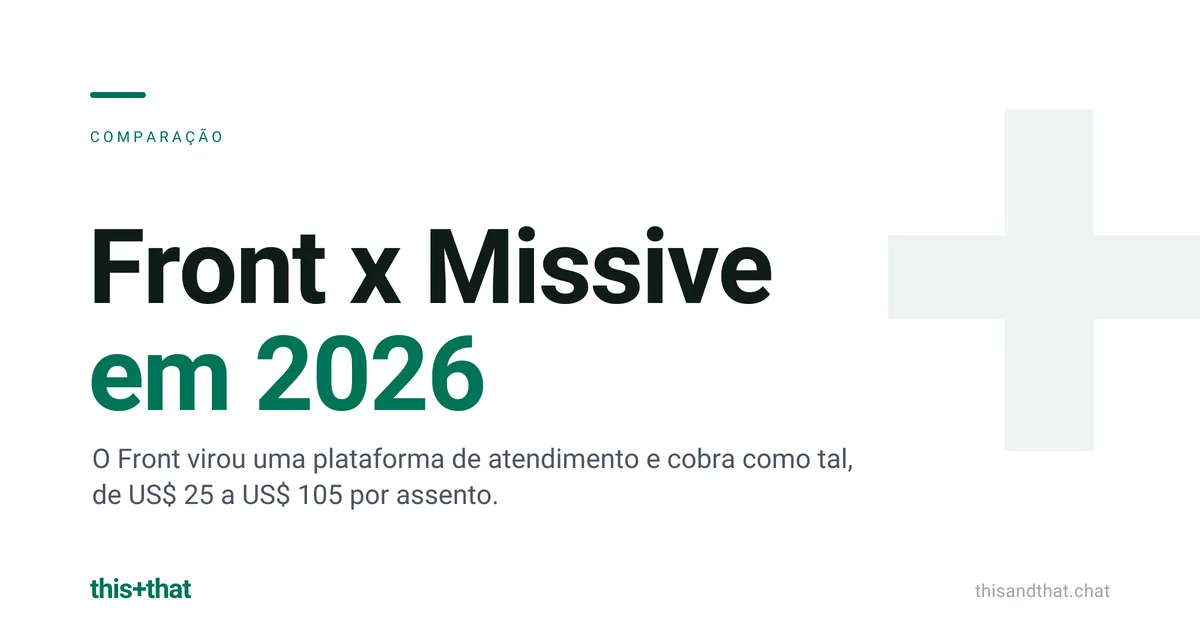 Front x Missive em 2026