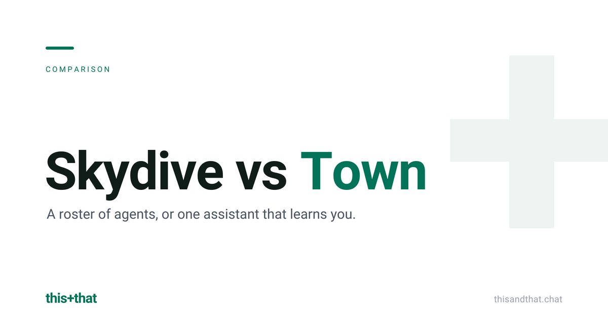 Skydive vs Town in 2026