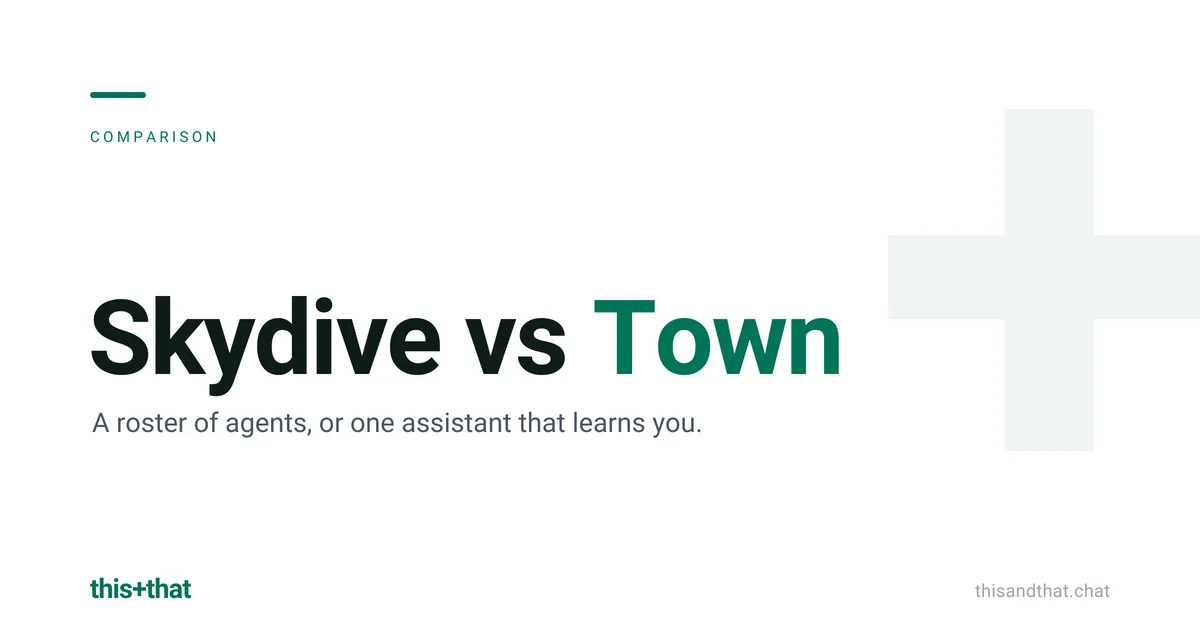 Skydive vs Town in 2026