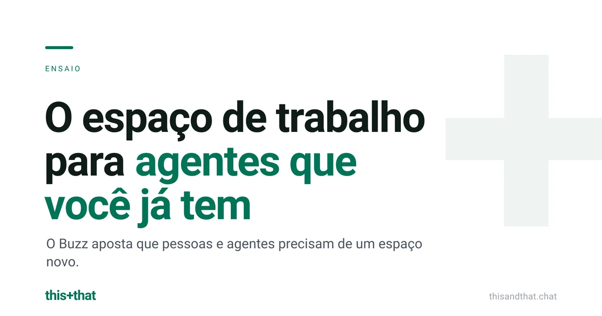 O espaço de trabalho para agentes que você já tem