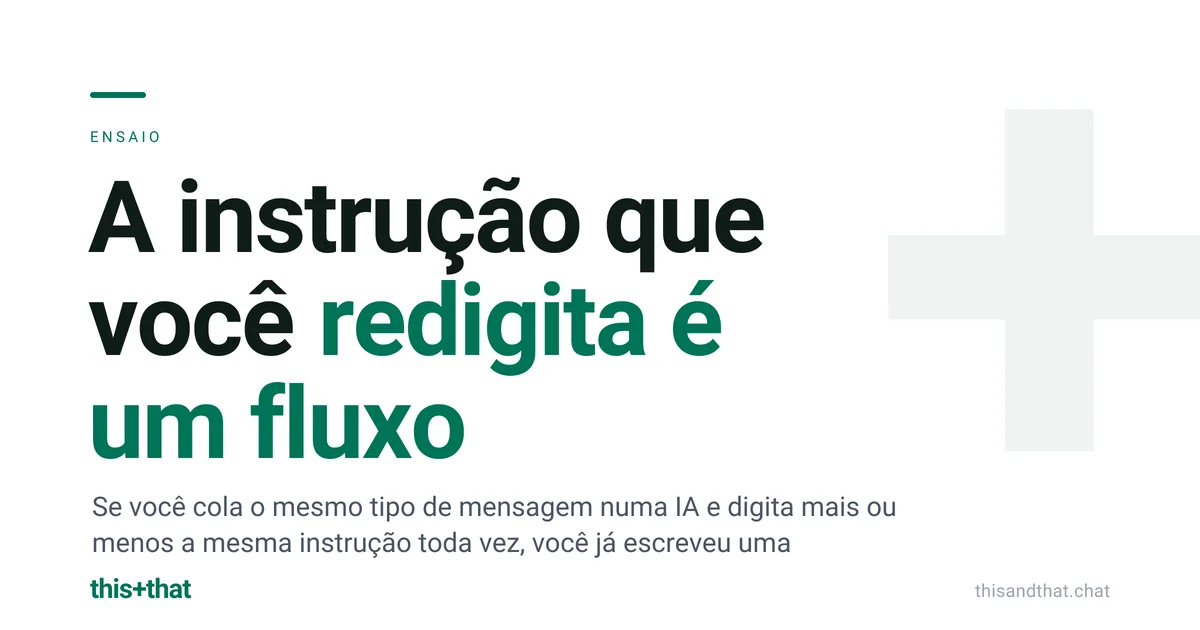 Reconstruímos o prompt do DOS e chamamos de IA
