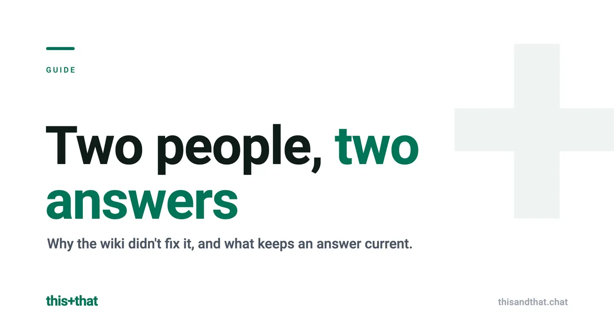 Why Two People at Your Company Answer the Same Question Differently